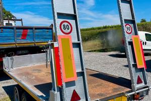 Rimorchio 2 assi trasporto macchine operatrici
