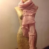 Stola plisettata (non e’ cinese)  in seta