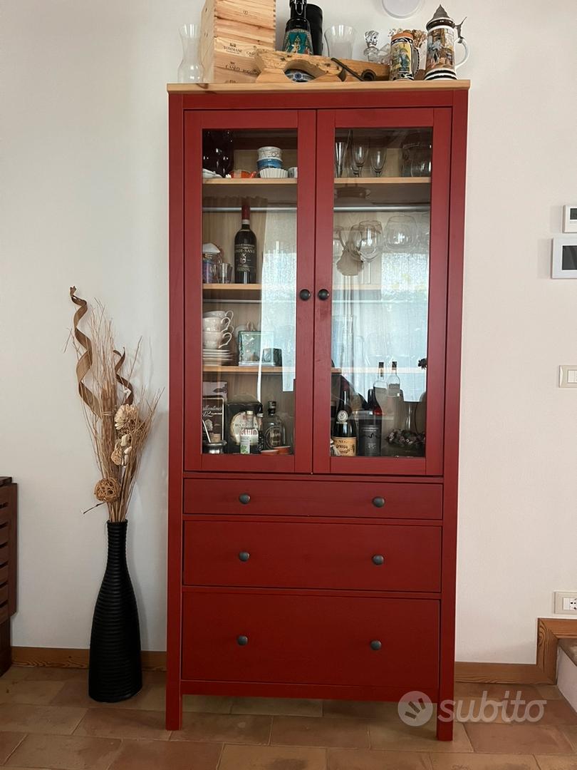 Vetrina Hemnes Misure Hemnes Vetrina Mobiletto Con Vetrina Ikea