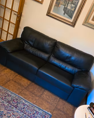 Divano " poltrone e sofa" in vera pelle