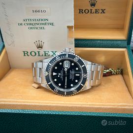 Rolex Submariner Date 16610 Fullset 1989