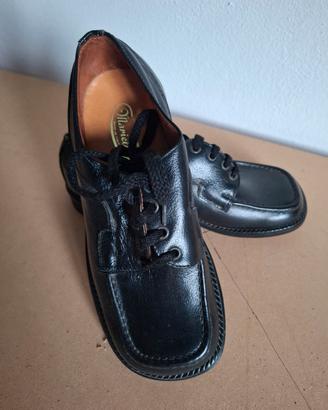 scarpa mocassino bambino vintage made in italy N31