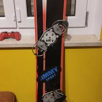  snowboard hard nitro con attacchi  tg 155 