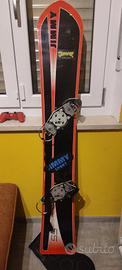  snowboard hard nitro con attacchi  tg 155 
