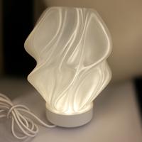 Lampada arredo con plastica riciclata