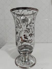 Vaso Vintage decoro argento