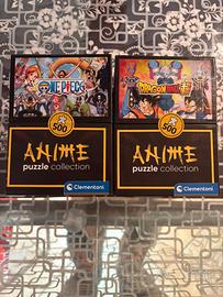 Puzzle one piece e dragon ball
