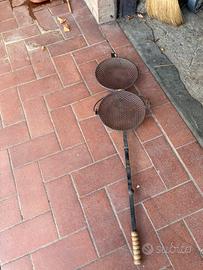 Padella  vecchia per caldarroste