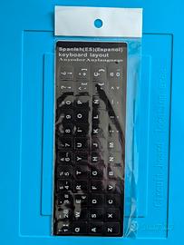 Adesivi Tastiera Layout Spagnolo (ES) - Nuovi