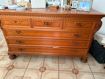 Cassettiera in legno massello