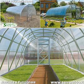 Serra tunnel rinforzata 3x4 policarbonato orto box