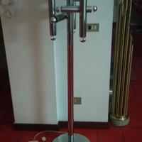 lampada da terra cromata anni 70 space age vintage