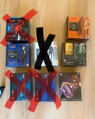 Lupin the third action figures Banpresto