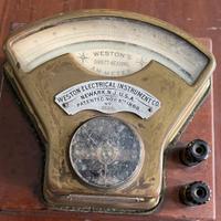 amperometro antico weston electrical
