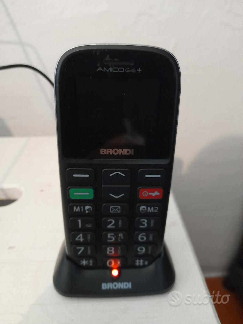 BRONDI  Cellulare Per Anziani Amico Chic Tasti Grandi Tasto SOS