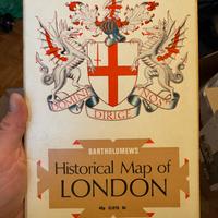 Mappa Storica Londra “Bartholomew’s Historical Map