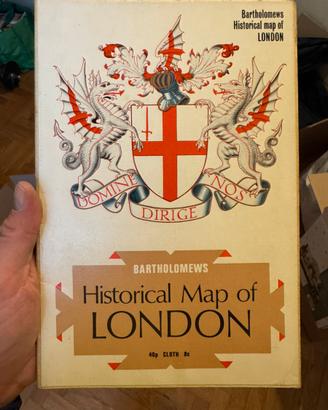 Mappa Storica Londra “Bartholomew’s Historical Map