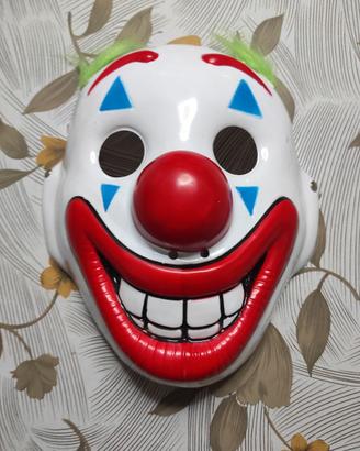 Maschera joker pagliaccio clown cosplay
