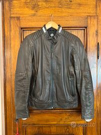 Giubbotto moto donna in pelle