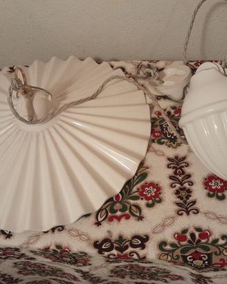 lampadario a saliscendi in ceramica