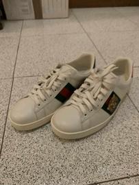 Gucci Ace Tiger-Embroidered Trainers