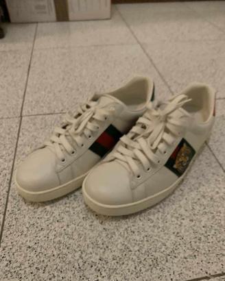 Gucci Ace Tiger-Embroidered Trainers