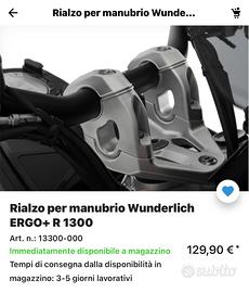 Riser manubrio Wunderlich ERGO+ BMW R1300GS / RT