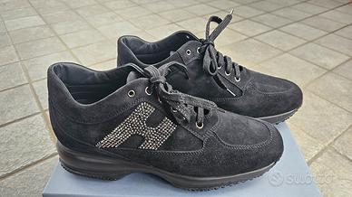 HOGAN INTERACTIVE DONNA NERA CON STRASS N.40