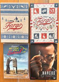 DVD Serie TV Fargo-Narcos-Better call Saul