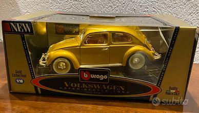BURAGO Volkswagen Käfer-Beetle 1955 1/18 Gold Coll