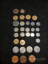 monete da 1000 500 200 100 50 20 gettoni telefonic