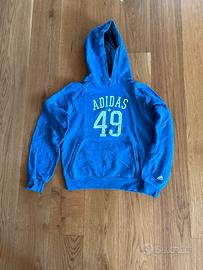 Felpa bianca hot sale adidas bambino