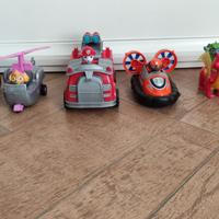 Personaggi Paw Patrol e mezzi