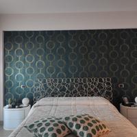 Letto in ferro battuto Cantori modello Mondrian 