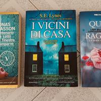  Pacco 3 libri: 1 romanzo comico + 2 gialli 