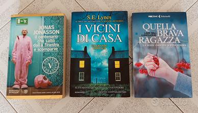  Pacco 3 libri: 1 romanzo comico + 2 gialli 