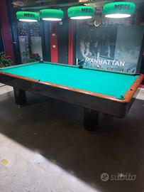 biliardo con accessori 