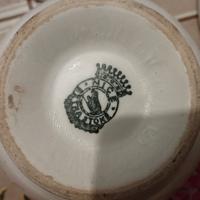 4 tazzine in ceramica decorate 