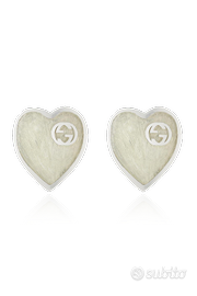 Gucci Orecchini Silver con logo