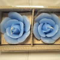 Stock candele azzurre (casalinghi/bomboniere)