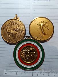 lotto 3 PZ medaglie bronzo 
