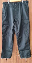 PANTALONI MIL-TEC TATTICI RANGER NERO TAGLIA S.