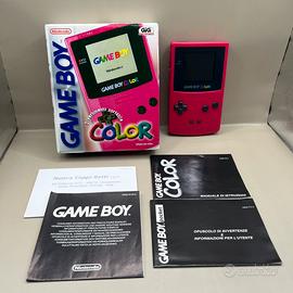 Nintendo Game Boy Color Console Rosa Scatola