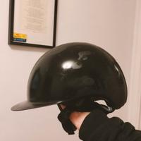 cap equitazione nero