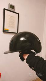 cap equitazione nero