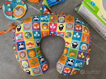 CUSCINO CHICCO APPOGGIA BIMBO CON SCATOLA