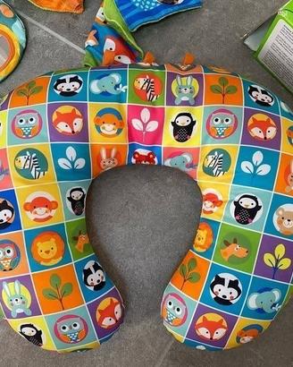 CUSCINO CHICCO APPOGGIA BIMBO CON SCATOLA