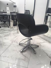 Sedia Professionale in VERA PELLE MALETTI
