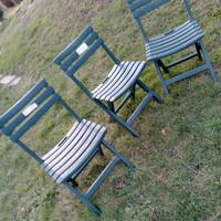 sedie in PVC per giardino 
