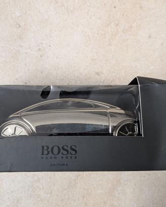 fermacarte hugo boss in acciaio a forma di auto